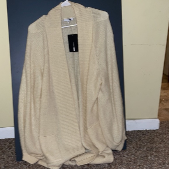 Womens New Fashion Nova Miss Me Duster - Cream - Picture 4 of 6